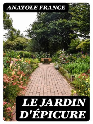 cover image of Le Jardin d'Épicure